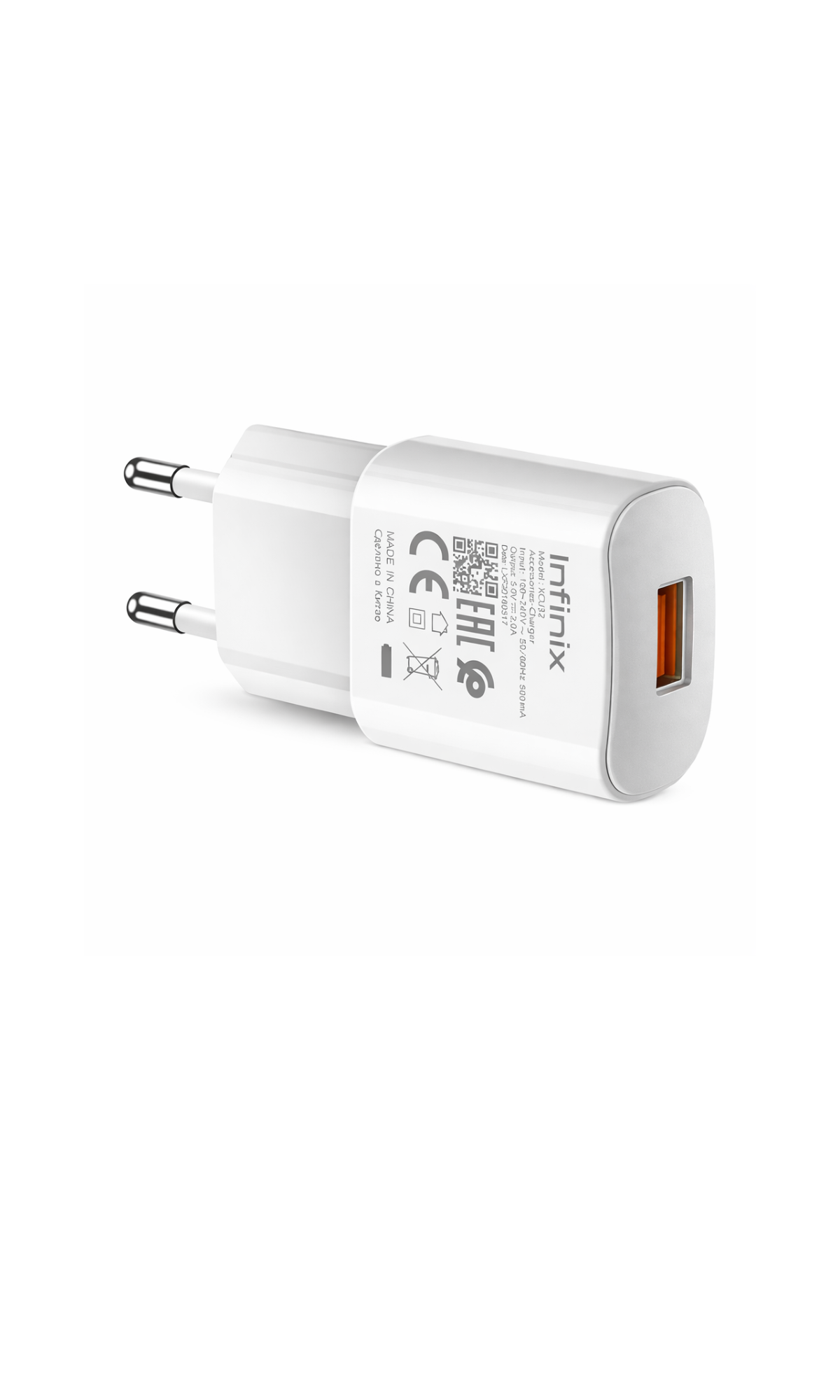18W Fast Charger Type-C Adapter with Cable – Compact Quick Charge Wall Charger