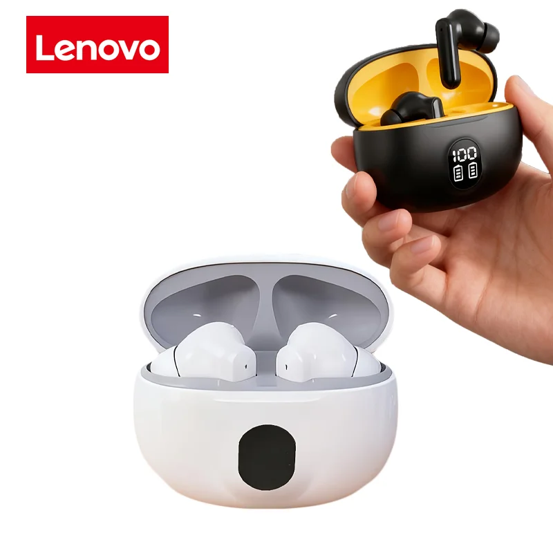Lenovo Wireless Gaming Bluetooth Headphones – Over-Ear Headset with Deep Bass & Low Latency