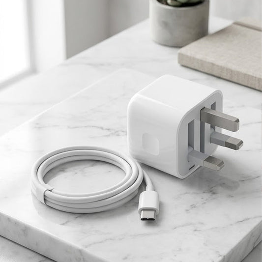 30W USB-C PD Power Adapter 3 Pin – Fast Charging Wall Charger for Smartphones