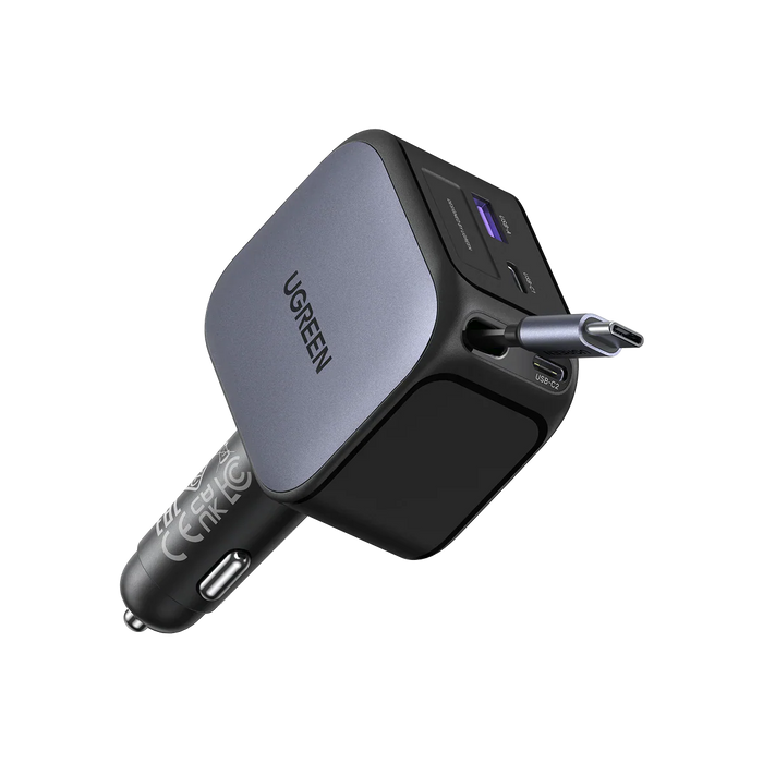 UGREEN Nexode 145W Car Charger USB-C PD 55910 – Ultra Fast Multi-Port Vehicle Charger