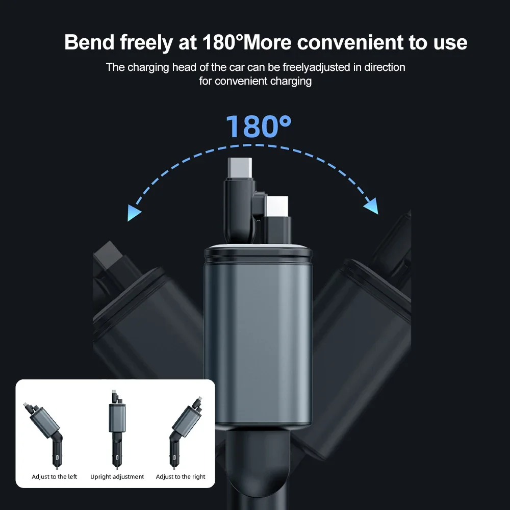 Choetech TC0033 105W Fast Car Charger USB-C + USB-A – Ultra Power Vehicle Charger