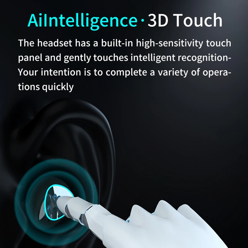 M10 TWS Wireless Bluetooth Earbuds – Deep Bass, Touch Control & Charging Case