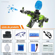 Electric Gel Ball Blaster Gun Toy – Auto Shooting Water Bead Splatter Gun for Kids & Outdoor Play