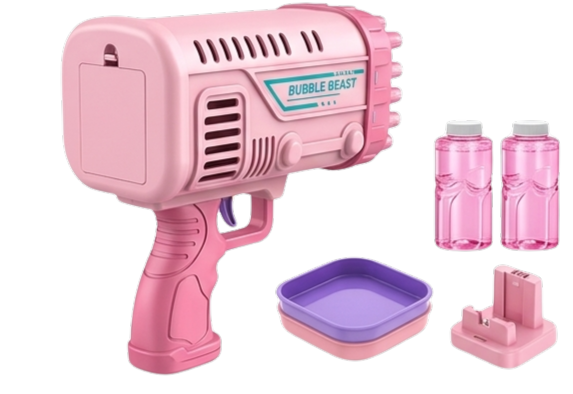 Bubble Beast Automatic Bubble Gun – Kids Bubble Blaster Toy