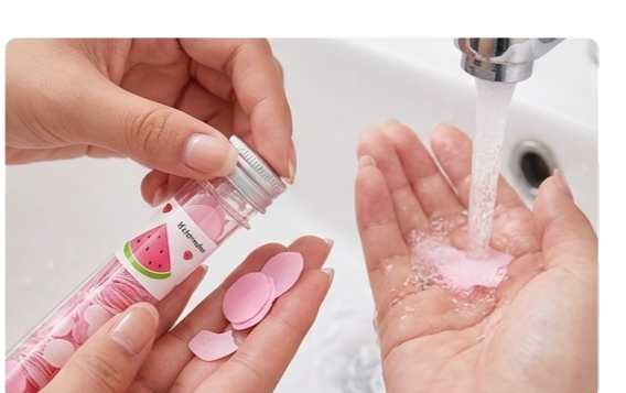 Fruit Scented Mini Soap Sheets – Travel Hand Wash Paper Soap