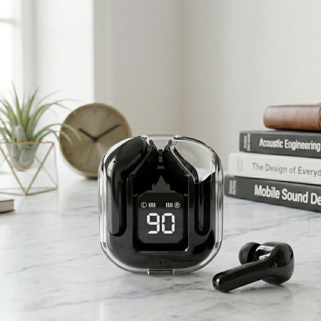 Air 31 Wireless Bluetooth Earbuds – AirPods Style Headset with Deep Bass & Touch Control