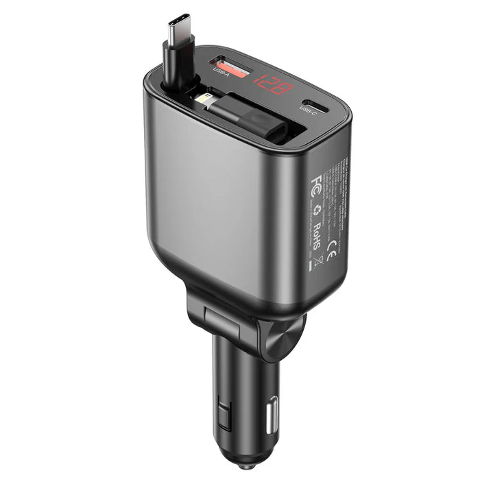 Choetech TC0033 105W Fast Car Charger USB-C + USB-A – Ultra Power Vehicle Charger
