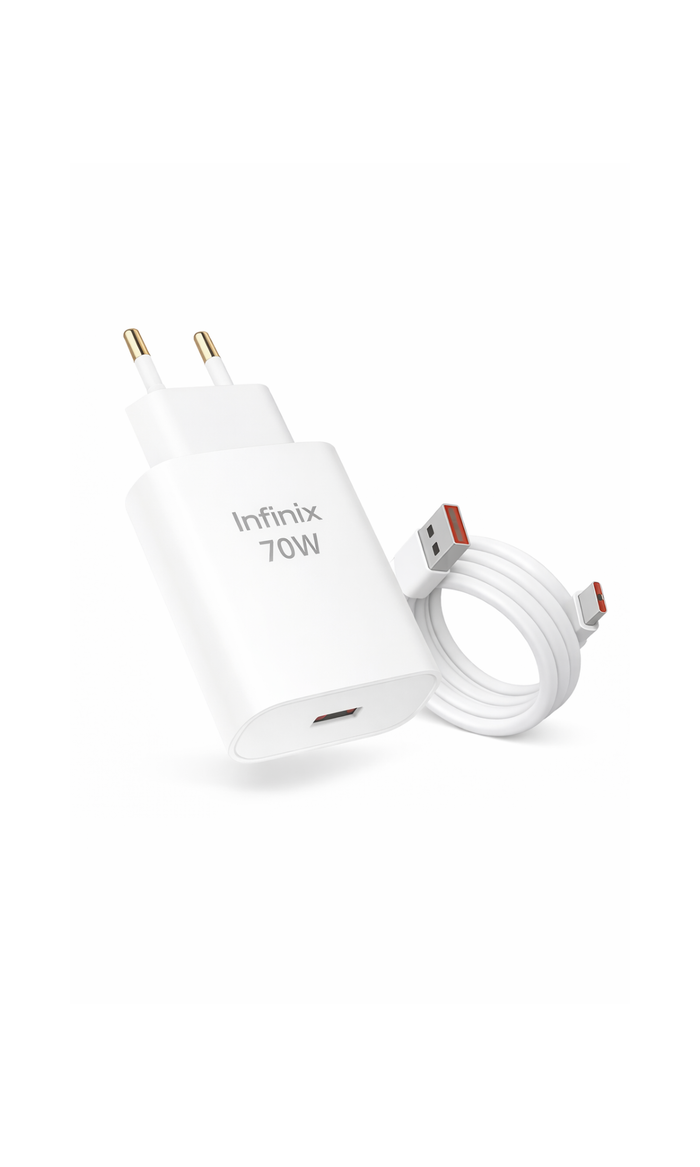 70W Fast Charger Type-C Power Adapter with Cable – Ultra Fast Charging Wall Charger