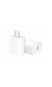 20W USB-C PD iPhone Charger with Lightning Cable – 2-Pin Fast Charging Adapter