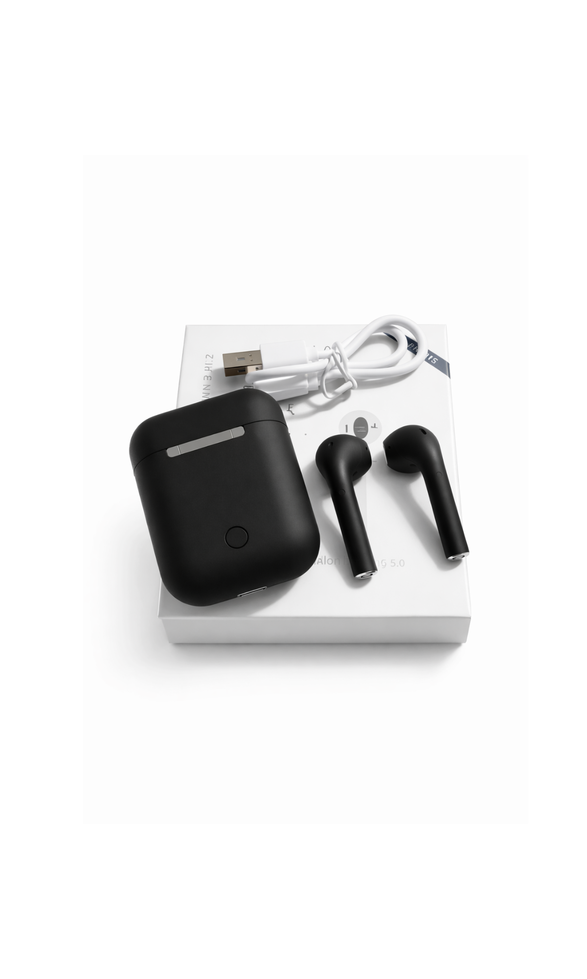 12 Double Wireless Bluetooth Earbuds – TWS In-Ear Headphones with Charging Case