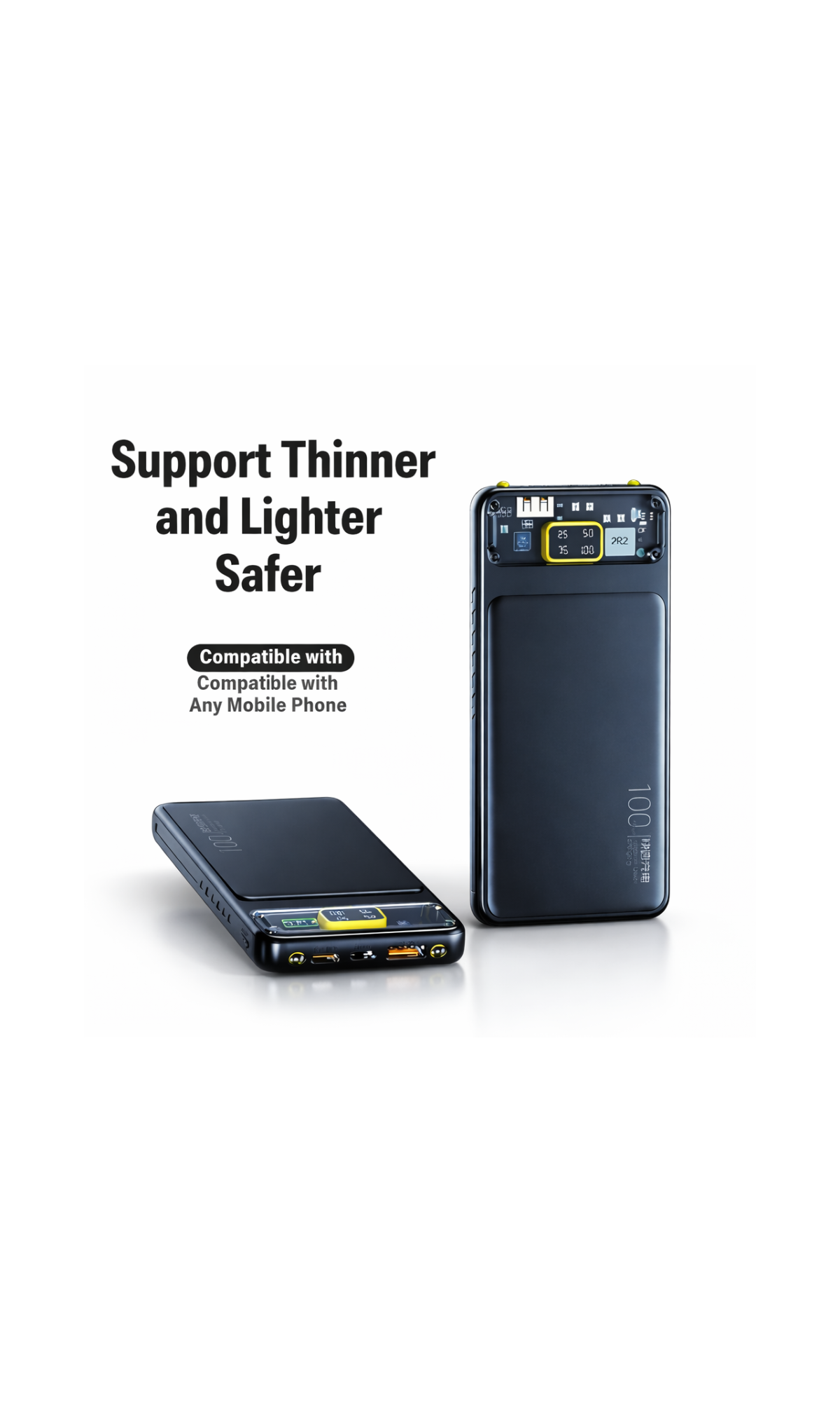 120W Super Fast Charging 20000mAh Power Bank – Ultra High-Speed Portable Charger
