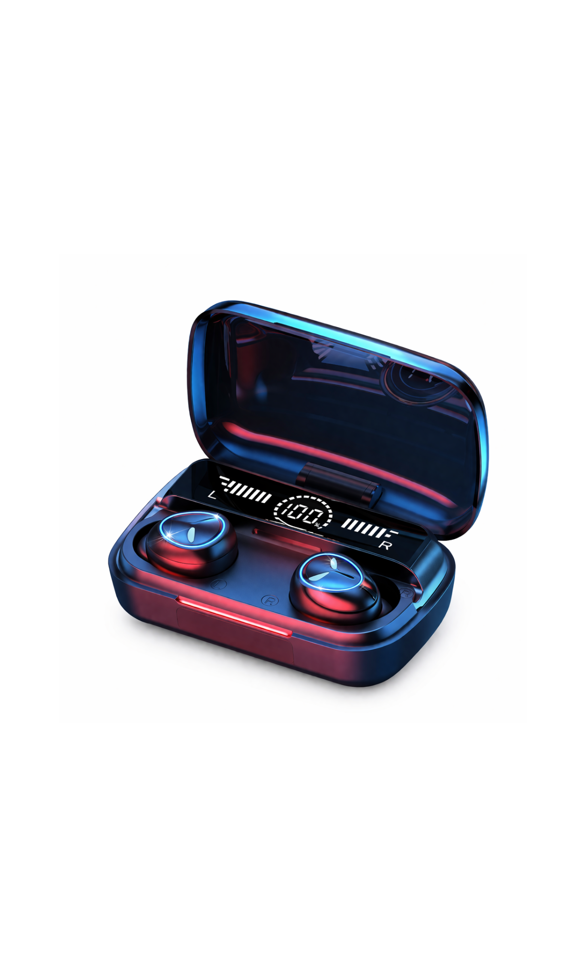 M19 Wireless Bluetooth Earbuds – In-Ear Stereo Headphones with Charging Case & Deep Bass