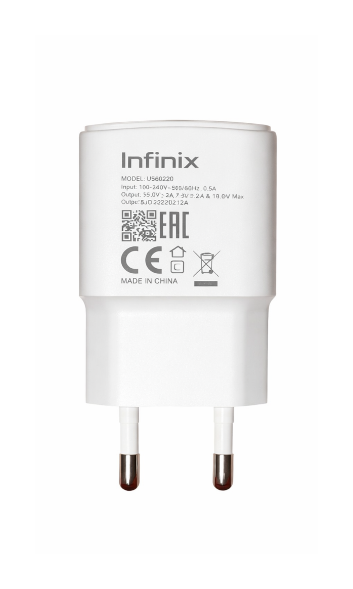 18W Fast Charger Type-C Adapter with Cable – Compact Quick Charge Wall Charger