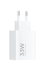 33W Fast Charger EU Plug with Type-C Cable – Quick Charge Adapter for Smartphones