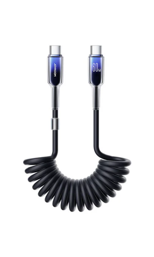 Joyroom S-A43 USB-C Fast Charging Cable 1.5m – High-Speed Type-C Durable Cable (Black)
