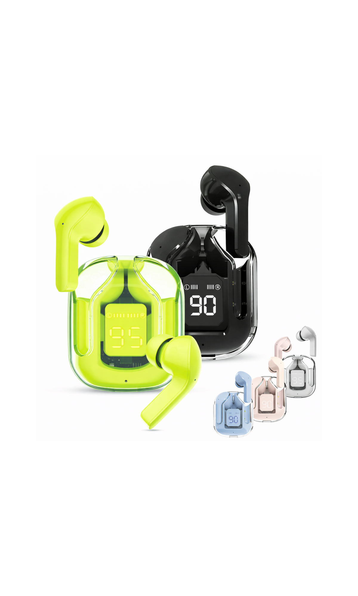 Air 31 Wireless Bluetooth Earbuds – AirPods Style Headset with Deep Bass & Touch Control