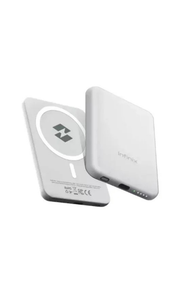 Infinix MagPower XP03 Wireless Charger – Magnetic Fast Charging Stand (White)
