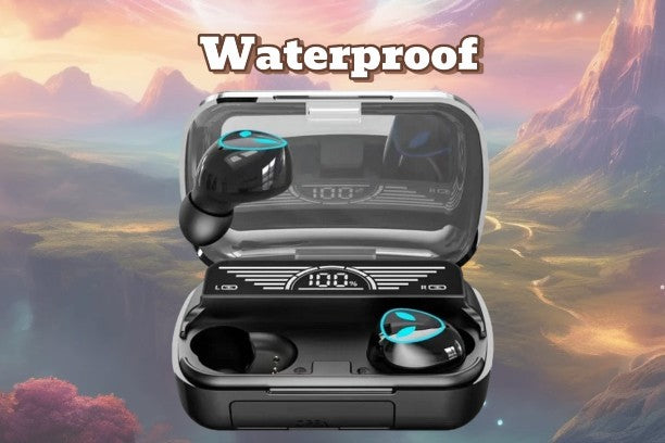 M19 Wireless Bluetooth Earbuds – In-Ear Stereo Headphones with Charging Case & Deep Bass