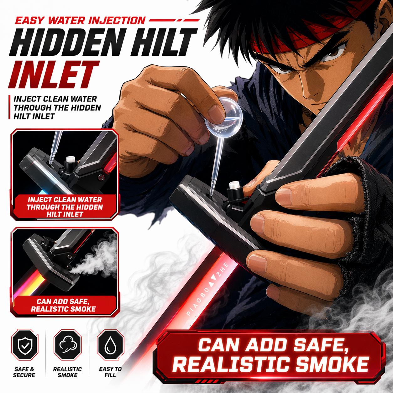 Premium Anime Style Katana Display Piece