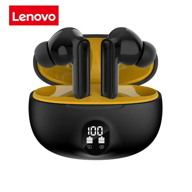 Lenovo Wireless Gaming Bluetooth Headphones – Over-Ear Headset with Deep Bass & Low Latency